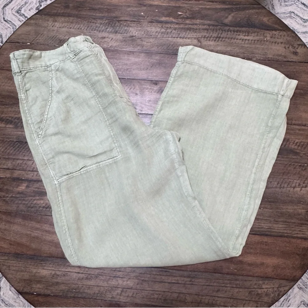 Zara | 30.5” Linen Wide Leg Pants